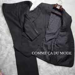 ✨美品✨コムサデモード スーツ シングル シルク キュプラ メンズ 総裏地