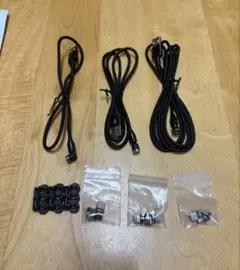 マグネット USB充電ケーブル 3本 1.8m0.9m0.5m三種類端子3セット