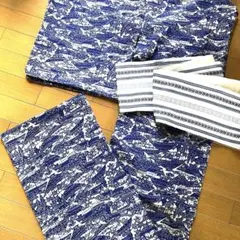 会津木綿 シャツワンピース 羽織り 新品未使用 - メルカリ