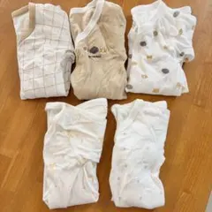 ベビー肌着 5枚 新生児 コンビ肌着 묶음 판매 ユニクロ 西松屋 50〜60