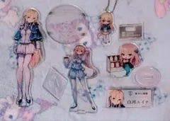 ヘブンバーンズレッド　ヘブバン　ユイナ　アクリルスタンド　ネームバッジ