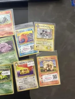 旧裏】カスミのポケモン12枚セット 初版 マークなし 渦巻き 大玉 十字