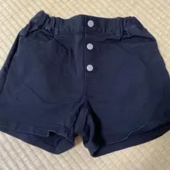 GU 黒 ハーフパンツ 140