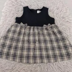 moo non non ノースリーブワンピース 80 フォーマルワンピース