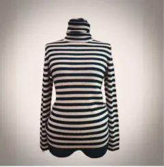 Merceria Dressteriar 　 黑白ボーダー　タートルネック