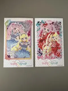 ひみつのアイプリ ひまり みつき ブロマイド風ステッカー ひまみつ