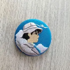 刺繍ブローチ ジブリメンズコレクション 堀越二郎