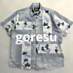 メンズ】高級かりゆしウェア goresu ゴーレス LL 正装 ノーアイロン 