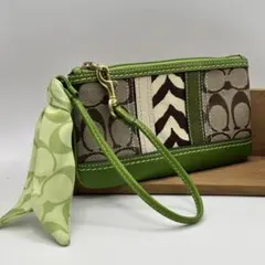 coach☆シグネチャーリストレットポーチ 未使用