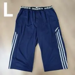 adidas ハーフパンツ ネイビー インナーパンツ メンズ Lサイズのサムネイル