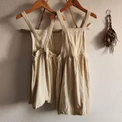 Lagom コーデュロイ ジャンバースカート M.XL setで。