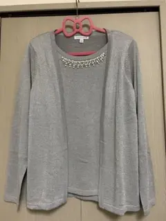 〈新品未使用〉NOTATIONS カーディガン風ニット