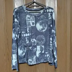 シースルー長袖シャツ