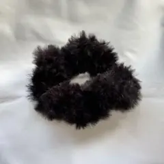 ふわふわファーシュシュ(ブラック)