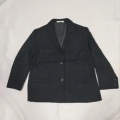 オンオフ兼用 ウール混 ダークグレー ジャケット vintage