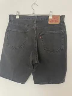 激レア　リーバイス505　ブラックデニム　ショートパンツ　USA製　オリジナル