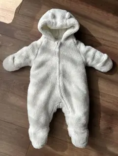 プチバトー 6m/67cm ジャンプスーツ アウター もこもこカバーオール