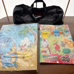 ポケモン クリアファイル ノート バッグ 新品未使用品 3点