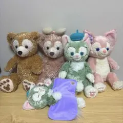 【限定品ジェラトーニあり】ダッフィーフレンズ5体まとめ売り！