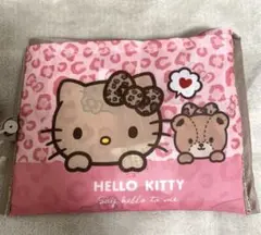 【新品】ハローキティ レオパード柄　エコバック　ピンク　しまむら