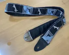 Fender ギターストラップ 黒/青