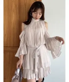 snidel コールドショルダーセットアップ