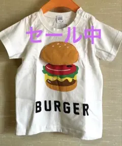 CHEEK ROOM チークルームトップス　ハンバーガー　Tシャツ　90サイズのサムネイル