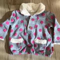 ムージョンジョン　ドット　水玉　カットソー　トレーナー