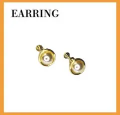 ゴールド パール イヤリング クリップ式 アクセサリー 定番 通年 イベント