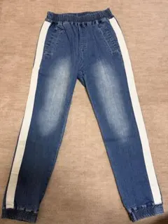 デニムブルー スリムフィットパンツ M