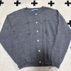 familiar グレー カーディガン　140