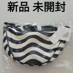 新品未開封 UNIQLO×Marimekko ラウンドショルダーバッグ ネイビー