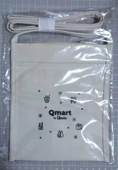 【匿名配送】 Qmart サコッシュ アイボリー