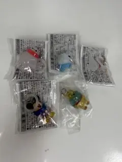 【新品未開封】ディズニーキャラクター めじるしアクセサリー winter 全5種