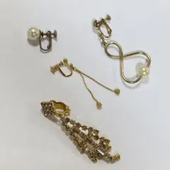 イヤリング ヴィンテージ アンティーク まとめ パール ゴールド イミテーション