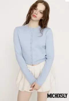 SLY MICHIXSLY カーディガン ブルー 新品 タグ付