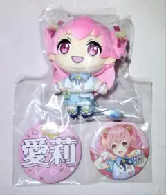 プロセカ セガラッキーくじ 桃井愛莉　ぷちぬいマスコット 缶バッチセット