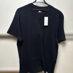 GAP VネックTシャツ XL ブラック 半袖 シンプル 無地　未使用タグ付き
