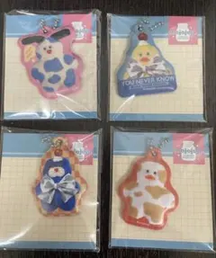 mojojojo LAWSON キーホルダー 4種セット　モジョジョジョ