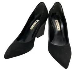 【美品】ダイアナ (23) パンプス ポインテッドトゥ チャンキーヒール 希少