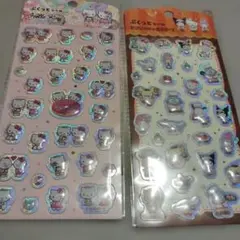 ぷくっとシール　サンリオ　キティ