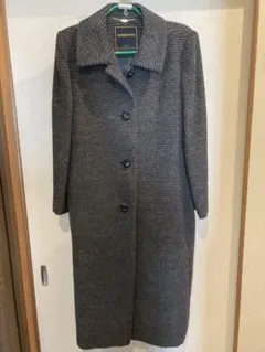 昭和レトロ くるくるモヘア vintage コート ブルー - メルカリ
