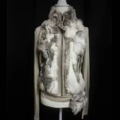 00s archive ファー ベスト ベルトポーチ付き y2k 平成 グランジ