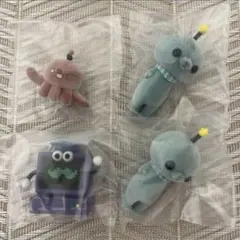 教育番組　フロッキーフィギュア　全4種 コンプリートセット　ガチャガチャ