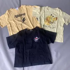 ユニクロ　GU ポケモン Tシャツ 3枚セット　120 まとめ売り　ミュー