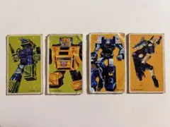 トランスフォーマー】トランスフォーマーめんこ4枚コンボイン付き昭和