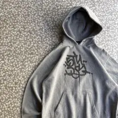 【usa製、変形文字】オールドステューシー古着肉厚パーカー長袖ストリート高円寺