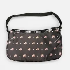 LeSportsac タコ柄 ドット ハンドバッグ グレージュ ミニショルダー