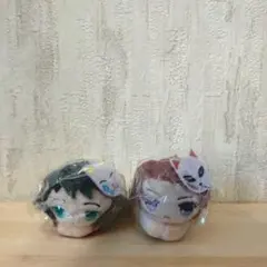 鬼滅の刃 はぐキャラコレクション 錆兎，真菰 ぬいぐるみ 2体セット