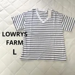 新品タグ付き　ローリーズファーム　半袖 Tシャツ　L カリフォルニアコットンのサムネイル